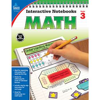 Interactive Notebooks Math Gr 3, CD-104648