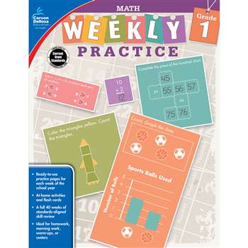 Weekly Practive Math Gr 1, CD-104881