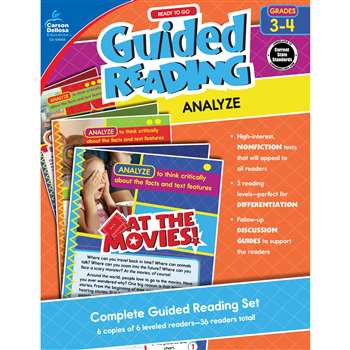 Guided Reading Analyze Gr 3-4, CD-104959