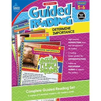 Guided Determine Importance Gr 5-6 Reading, CD-104963