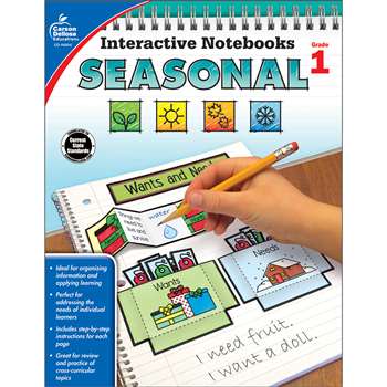 Interactive Notebooks Seasonal Gr 1, CD-105014