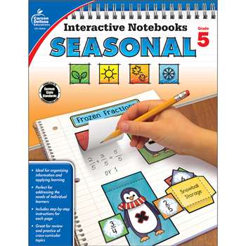 Interactive Notebooks Seasonal Gr 5, CD-105018