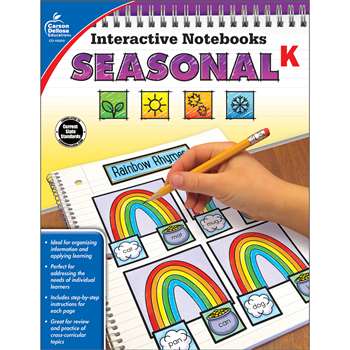 Interactive Notebooks Seasonal Gr K, CD-105019