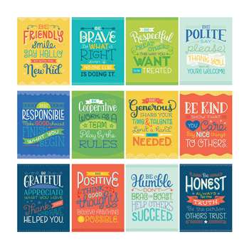 Mini Posters Postive Charctr Traits, CD-106010