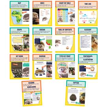 Mini Posters Nonfiction Text Features, CD-106011
