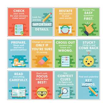 Mini Posters Test-Taking Strategies, CD-106013