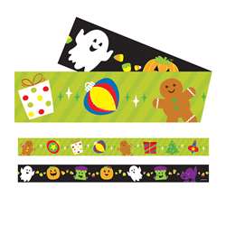 Halloween/Holiday Straight Borders Two Sided, CD-108413