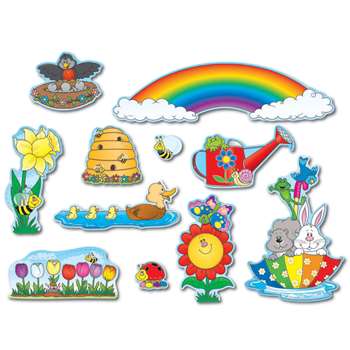 Spring Mini Bulletin Board Set By Carson Dellosa