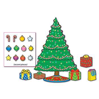 Christmas Tree Mini Bulletin Board Set By Carson Dellosa