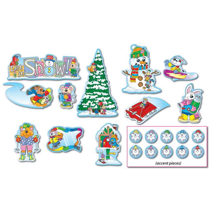 Winter Mini Bulletin Board Set By Carson Dellosa