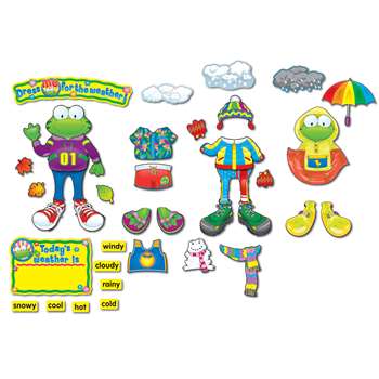 Weather Frog Bulletin Board Set Grade Pk-3 By Carson Dellosa