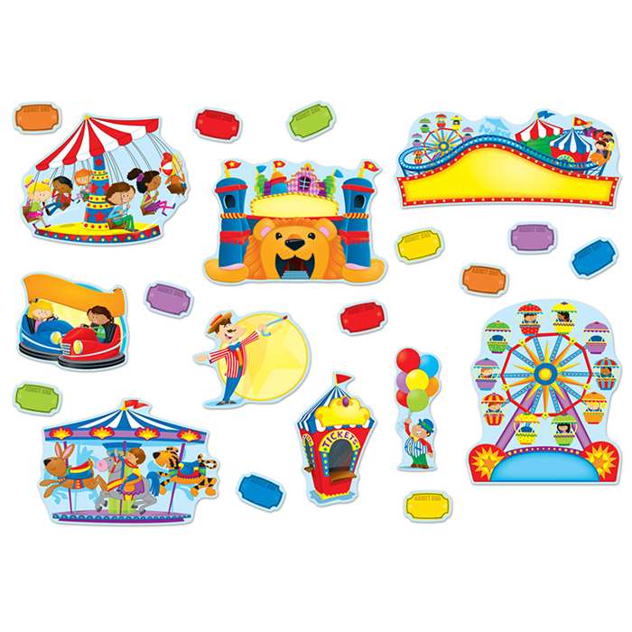 Carnival Fun Bulletin Board Set By Carson Dellosa