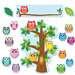 Colorful Owls Behavior Bulletin Board Set - CD-110226