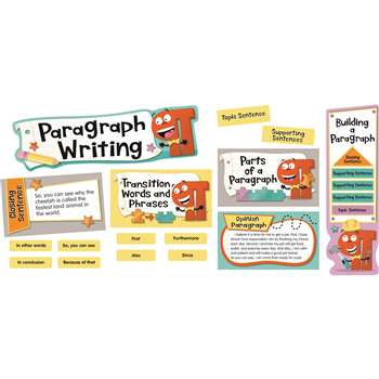 Paragraph Writing Mini Bulletin Board Set Gr 2-5, CD-110348