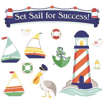 Set Sail For Success Bulletin Board Set Gr Pk-5 De, CD-110357