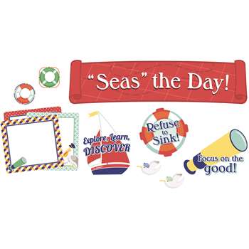 Seas The Day Mini Bulletin Board Set Grpk-5, CD-110358