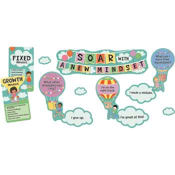 Soar With A New Mindset Bulletin Board Set Gr Pk-5, CD-110360