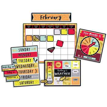 Aim High Calendar Bulletin Board Set, CD-110377