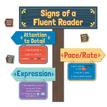 Signs Of A Fluent Reader Mini Bulletin Board Set, CD-110384