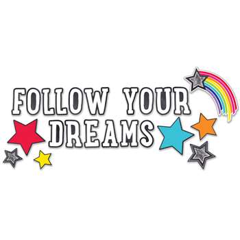 Stars Follow Your Dreams Bulletin Board Set School, CD-110405
