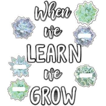 When We Learn We Grow Bulletin Board St Simply Sty, CD-110410