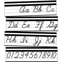 Alphabet Line Cursive Mini Bulletin Board St Simpl, CD-110411