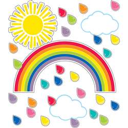 Hello Sunshine Giant Rainbow Bulletin Board St, CD-110417