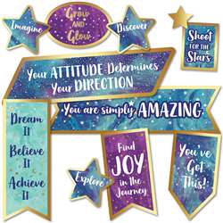 Motivational Signs Mini Bulletin Board St Galaxy, CD-110438
