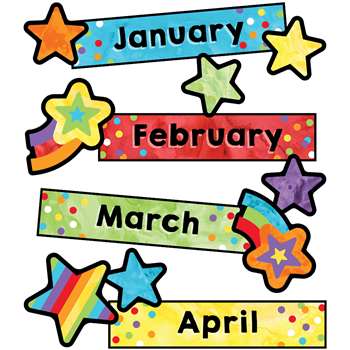 Months Of The Year Mini Bulletin Board St Celebrat, CD-110452