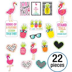 Tropical Motivational Mini Bulletin Board Set Simp, CD-110466