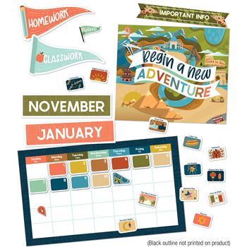 Lets Explore Calendar Bulletin Set Lets Explore, CD-110556