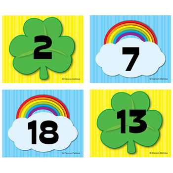 Shop Shamrock Rainbow Calendar Cover Ups - Cd-112557 By Carson Dellosa