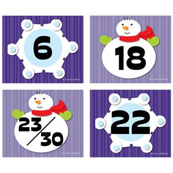 Shop Snowflake Snowman Calendar Cover Ups - Cd-112558 By Carson Dellosa