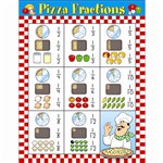 Pizza Fractions By Carson Dellosa
