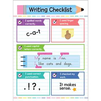 Writing Checklist Chart, CD-114309