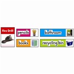 Classroom Labels Photographic Quick Stick Bulletin Board Set Gr K-2 By Carson Dellosa