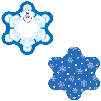 Mini Cut-Outs Snowflakes Single Design By Carson Dellosa