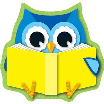 Reading Owl Mini Cut Outs By Carson Dellosa