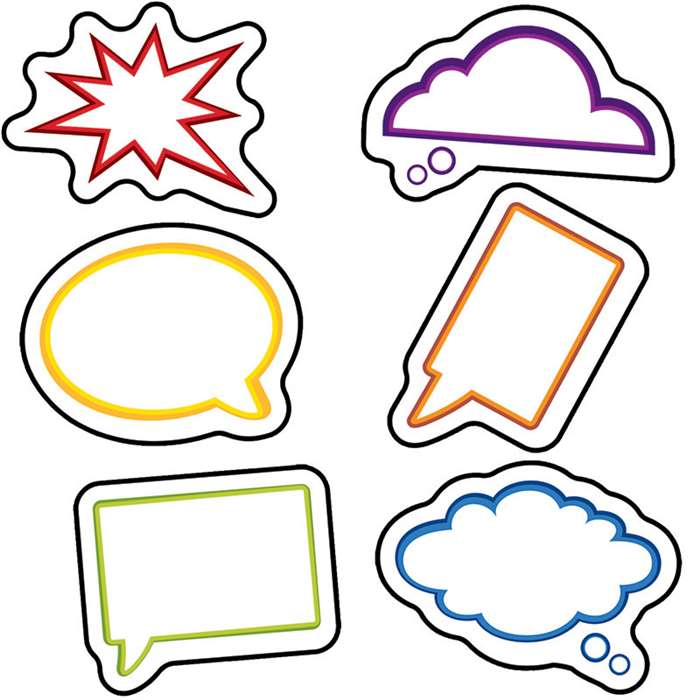 Super Power Speech Bubbles Cut Outs, CD-120187