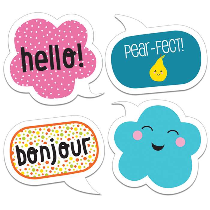 School Pop Happy Talk Cut Outs, CD-120209