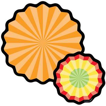 Celebrate Colorful Cutouts Fans Learning, CD-120537