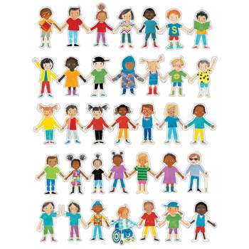 All Are Welcome Kids Cut Outs, CD-120625