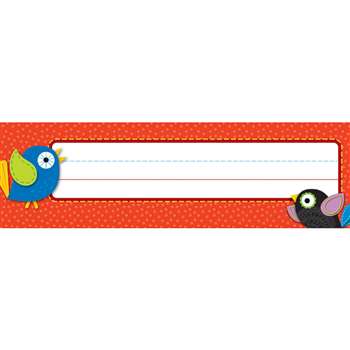 Boho Birds Nameplates, CD-122034