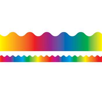 Border Rainbow Scalloped By Carson Dellosa
