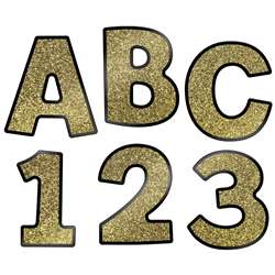 Gold Combo Pack Ez Letters, CD-130083