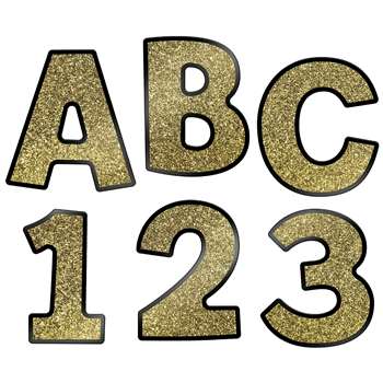 Gold Combo Pack Ez Letters, CD-130083