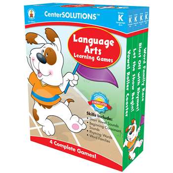 Language Arts Learning Games K Centersolutions By Carson Dellosa