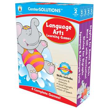 Language Arts Learning Games 2 Centersolutions By Carson Dellosa