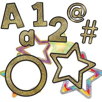 Gold Ez Letters & Cutouts St Sparkle And Shine, CD-145103