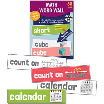 Math Word Wall Gr K, CD-145111